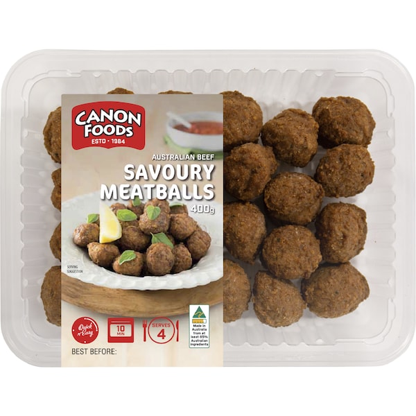 Canon Foods Beef Meatballs 400g
