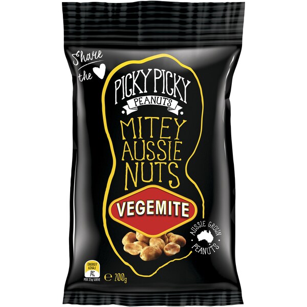 Picky Picky Mitey Aussie Nuts Vegemite 200g