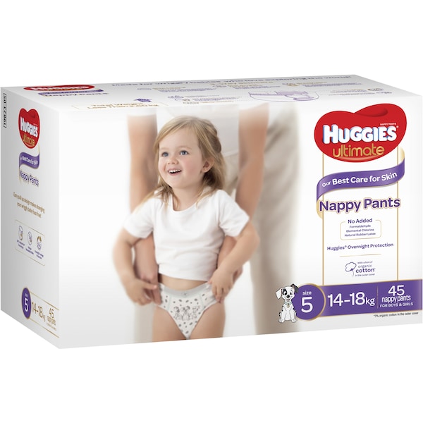 Huggies Ultimate Nappy Pants Size 5 45 pack