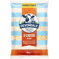 Devondale 3 Cheese Blend Shredded Cheese