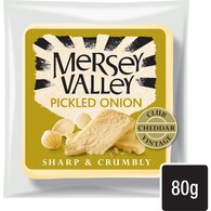 Mersey Valley Pickled Onion Cheddar Cheese Block