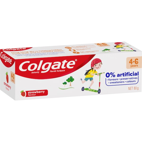 Colgate Kids 4-6 Years Toothpaste Strawberry Flavour 80g