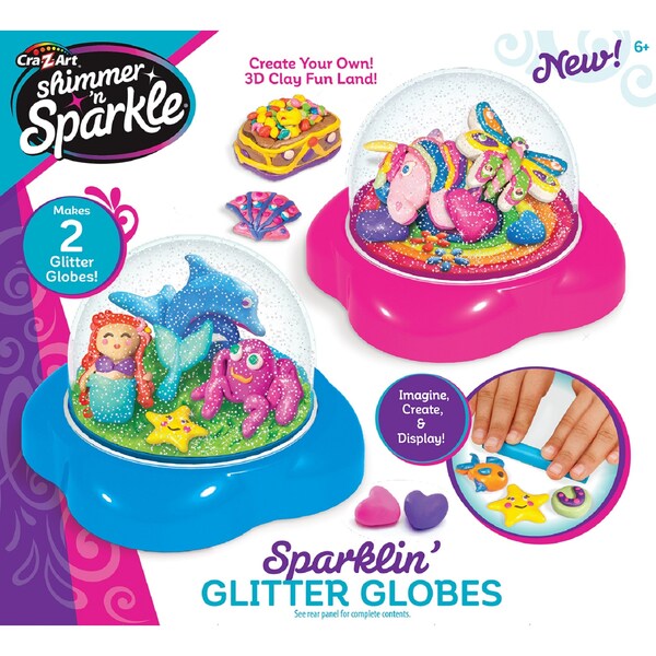 Crazart Shimmer 'n Sparkle Glitter Dome Kit Each