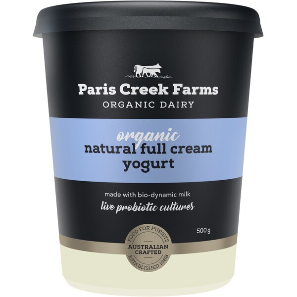 Paris Creek Farms Natural Full Cream Yogurt 500g