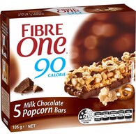 Fibre One 90 Calorie Milk Chocolate Popcorn Bars