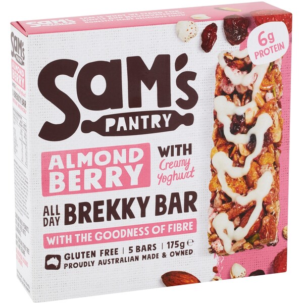 Sam's Pantry Almond Berry Brekky Bar 5 pack