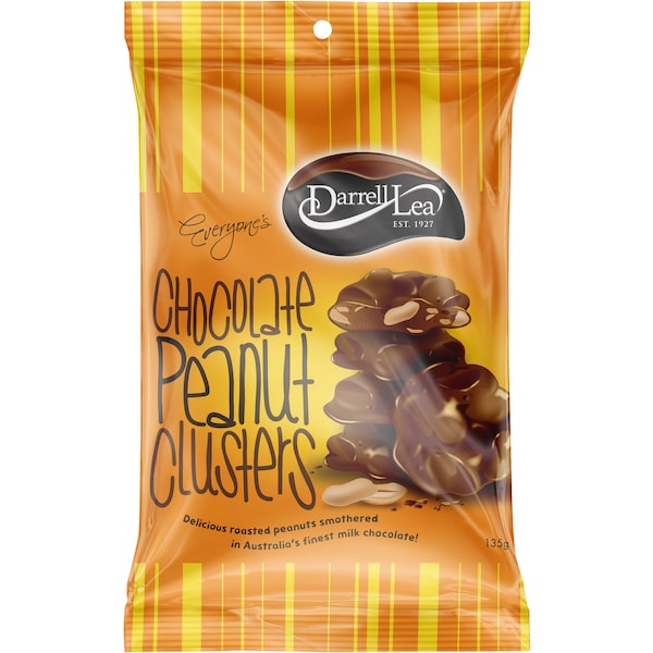 Darrell Lea Chocolate Peanut Clusters 135g
