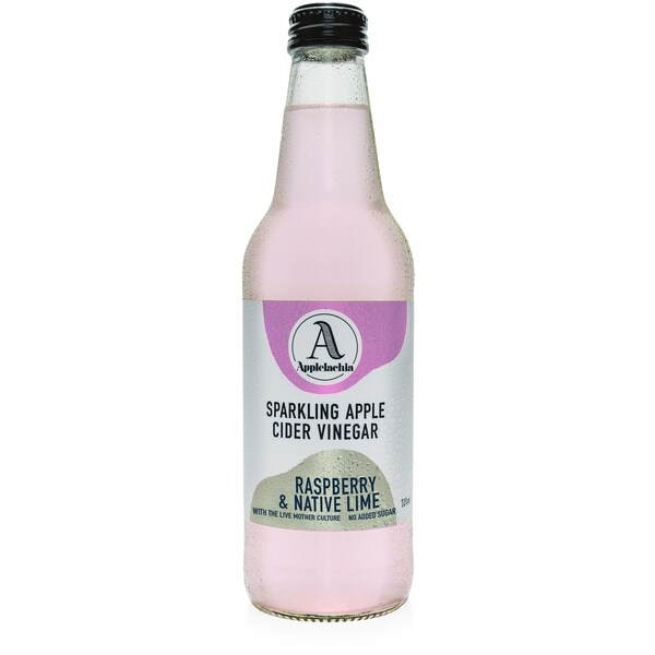 Applelachia Sparkling Apple Cider Vinegar Raspberry Lime 330ml