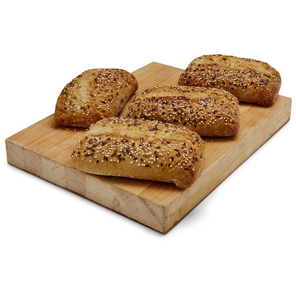 Woolworths Sesame Ciabatta Roll 4 Pack
