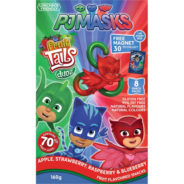 PJ Masks Fruit Tails Duoz 160g