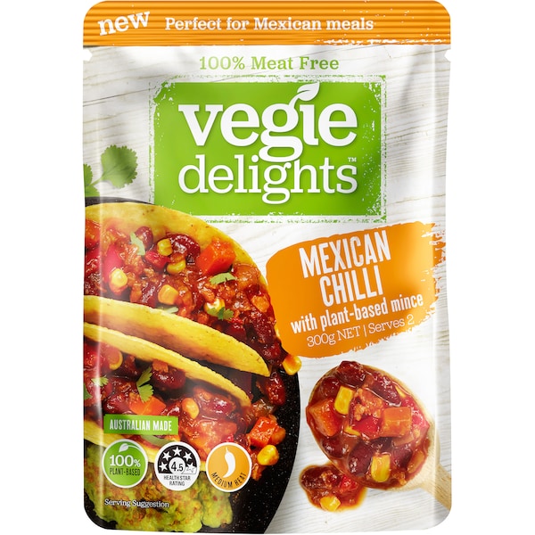 Vegie Delights Mexican Sauce Plant-Based Mince 300g