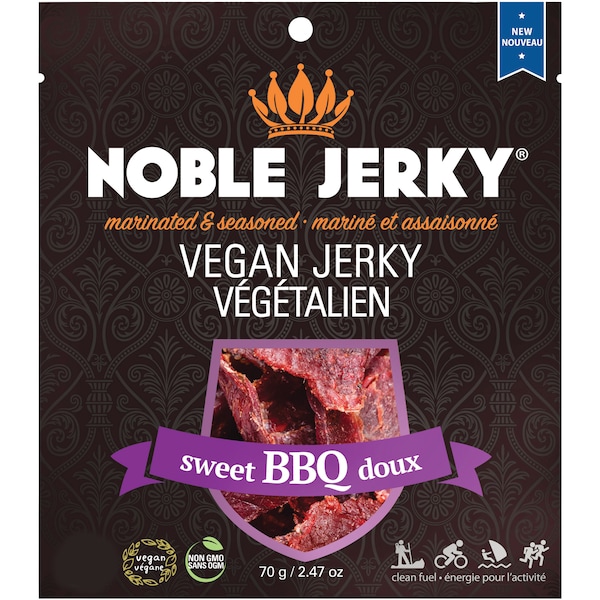 Noble Jerky Vegan Jerky Sweet BBQ 70G