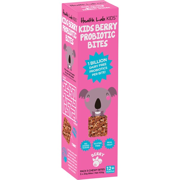 Health Lab Kids Probiotic Berry Bites 5 Pack