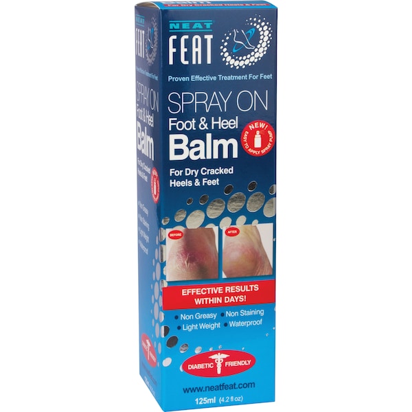 Neat Feat Spray On Foot & Heel Balm 125mL