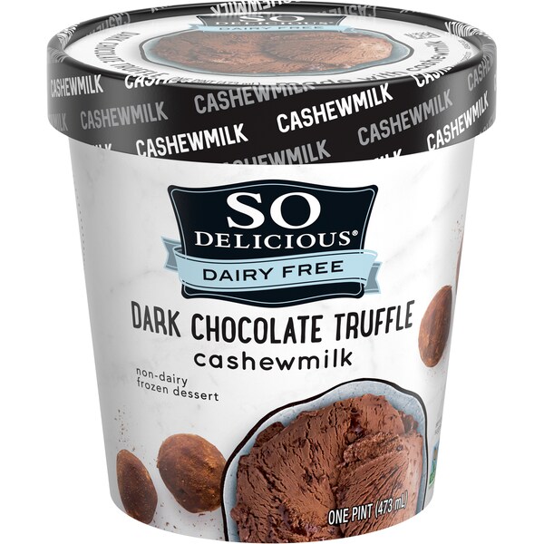 So Delicious Dairy Free Cashew Chocolate Truffle Tub 473mL
