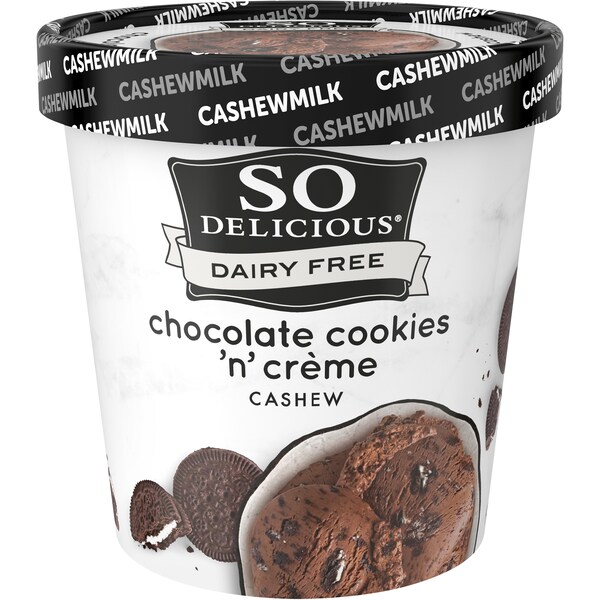 So Delicious Dairy Free Almond Choc Cookies & Cream 473mL