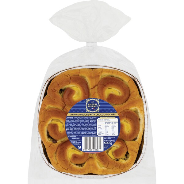 Brioche Gourmet Chinois Brioche With Chocolate Chips 500g