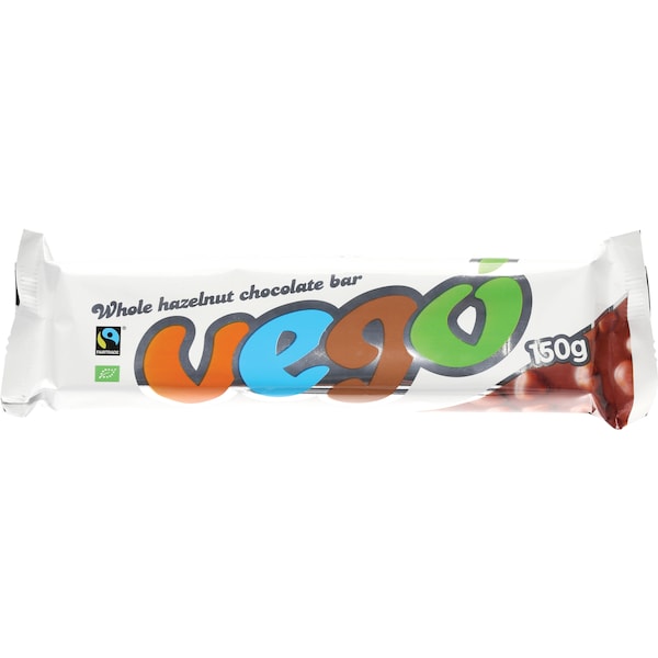 Vego Whole Hazelnut Chocolate Bar 150g