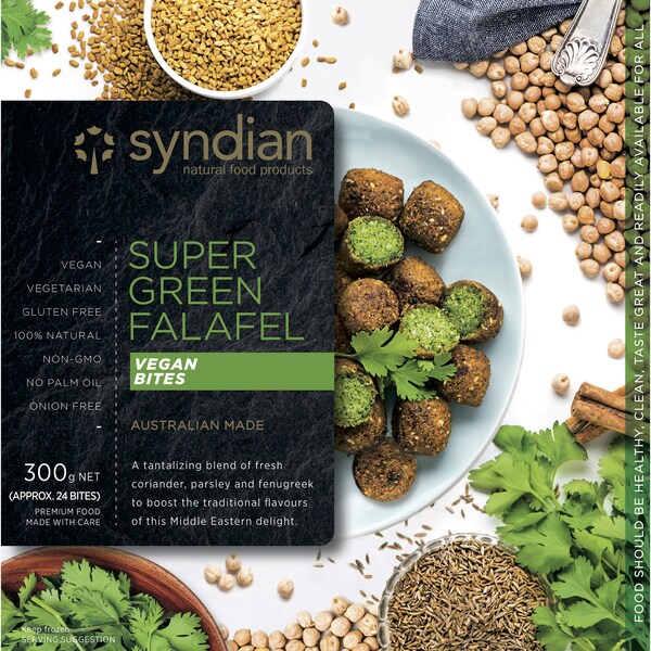 Syndian Super Green Falafel Vegan Bites 300g