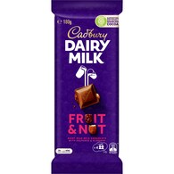 Cadbury Dairy Milk Fruit And Nut Chocolate Block