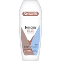 Rexona Women Clinical 96hr Deodorant Roll On Shower Clean