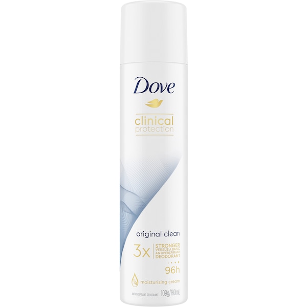 Dove Women Clinical Spray Original Clean 180mL