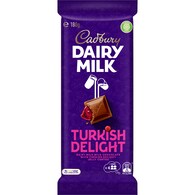 Cadbury Dairy Milk Turkish Delight Chocolate Block