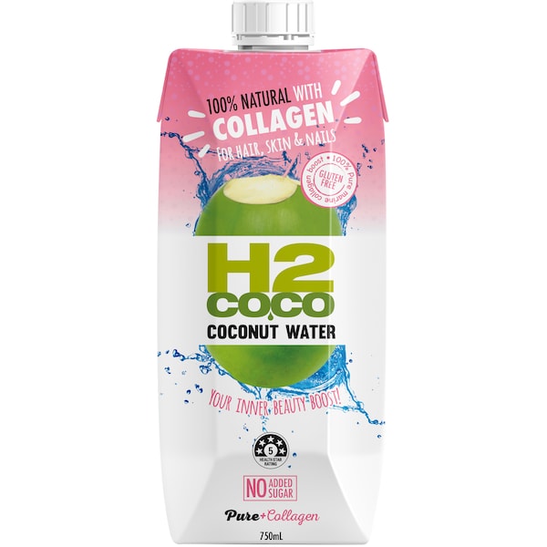 H2Coco Pure+ Collagen Coconut Water 750mL