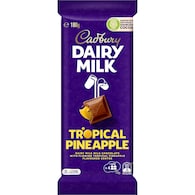Cadbury Dairy Milk Tropical Pineapple Chocolate Block