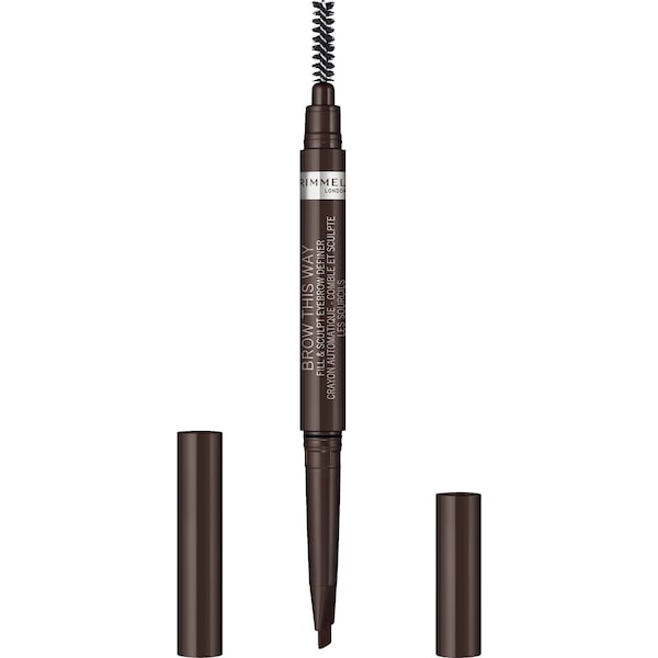 Rimmel London Brow This Way 2In2 Eye Brow Dark Brown 0.4g