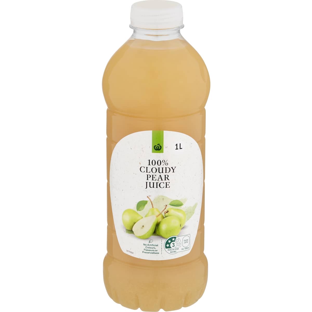 Woolworths 100 Cloudy Pear Juice 1l bunch