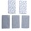 Essentials Microfibre Tea Towel Assorted 5 pack