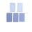Essentials Microfibre Tea Towel Assorted 5 pack