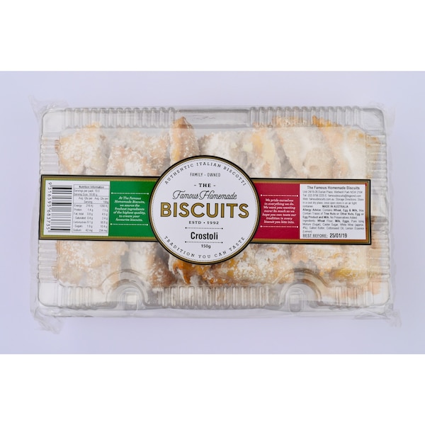The Famous Homemade Biscuits Crostoli 150g