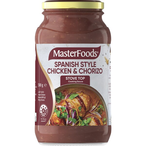 MasterFoods Cooking Sauce Spanish Style Chicken & Chorizo 500g