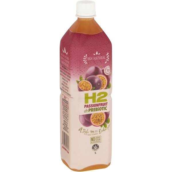 H2Juice Passionfruit With Prebiotic 1L
