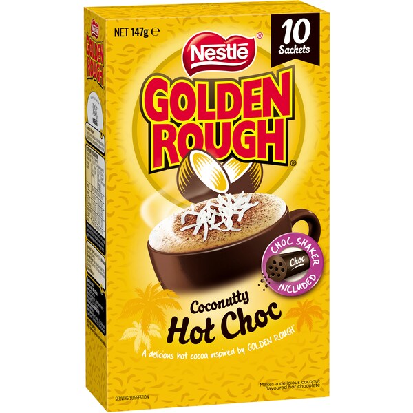 Nestle Golden Rough Hot Chocolate Coconutty 10 Pack