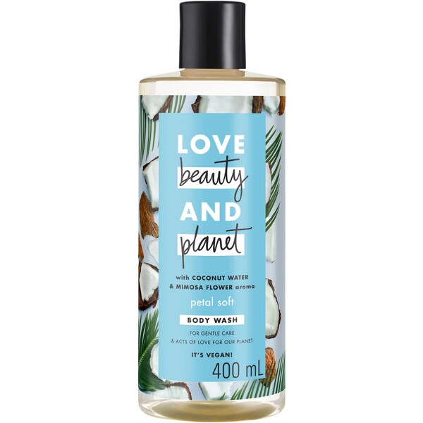 Love Beauty & Planet Body Wash Coconut Water & Mimosa Flower 400mL