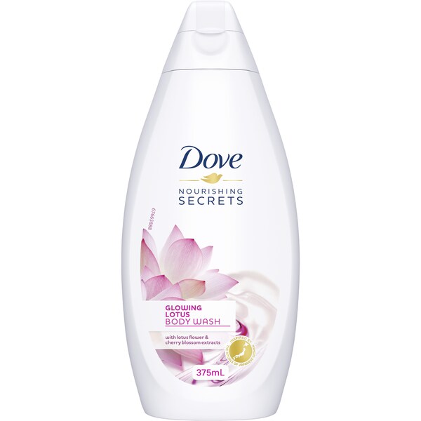 Dove Glowing Lotus Bodywash 375mL