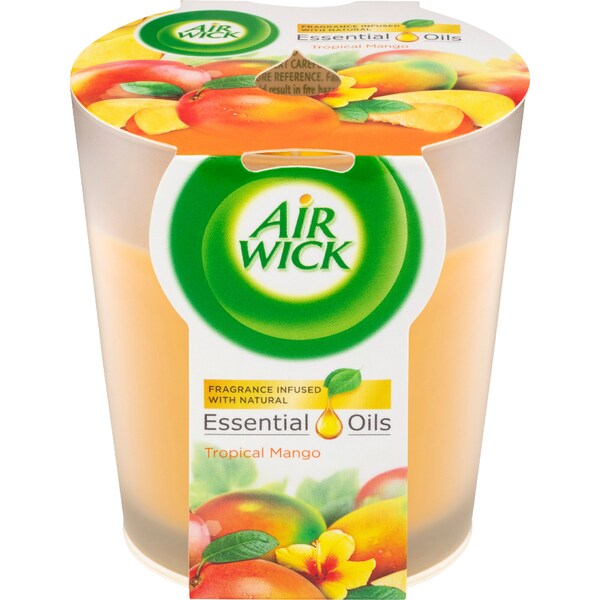 Air Wick Essential Oils Candle Tropical Mango 105g