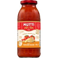Mutti Sugo Semplice Pasta Sauce Parmesan