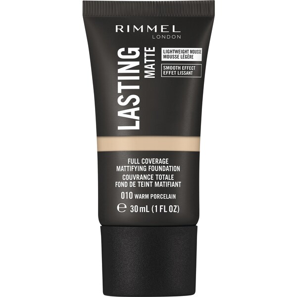 Rimmel London Lasting Matte Foundation Warm Porcelaine 30mL