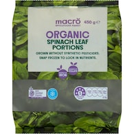 Macro Organic Frozen Spinach Leaf Portions