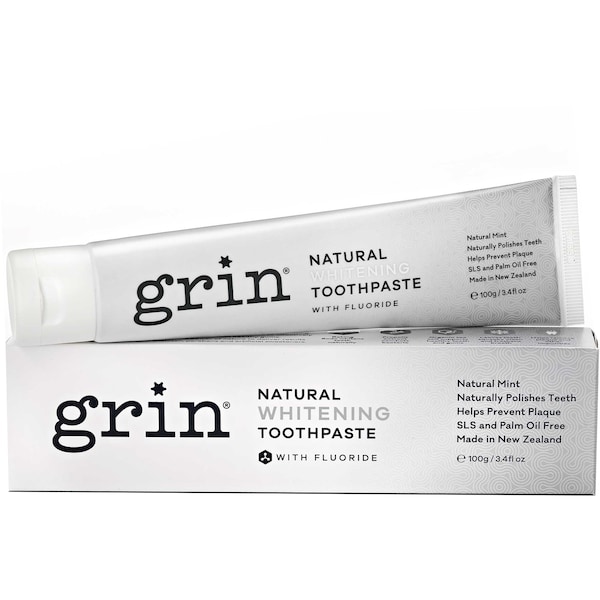 Grin Natrual Whitening Toothpaste With Fluoride 100g