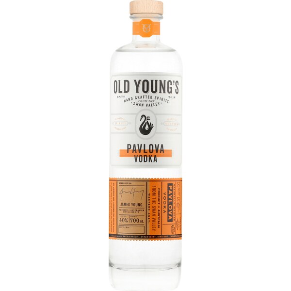Old Youngs Pavlova Vodka 700mL
