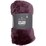 Inspire Mink Blanket Queen Bed Burgundy Each
