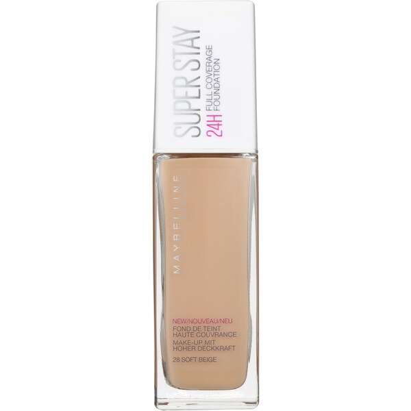 Maybelline Superstay 24hr Full Coverage Foundation - Soft Beige 30ml