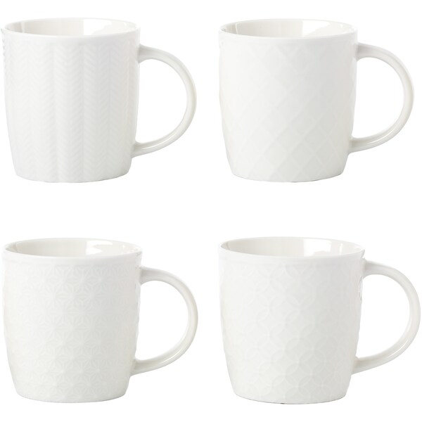 Inspire Ceramic Mug White 4 Pack