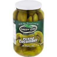 Green Leaf Pickled Cucumber