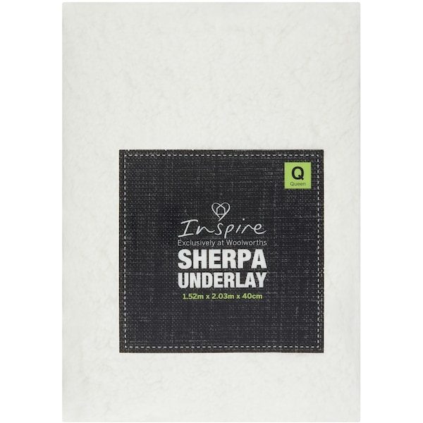 Inspire Sherpa Underlay Queen Bed Each